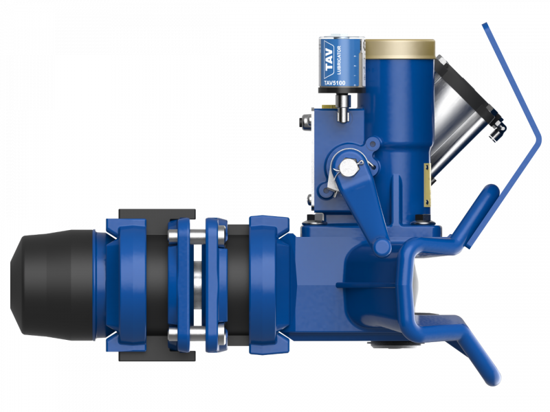 Pneumatically operated drawbar coupling for dolly trailers and trailers with articulated drawbar.