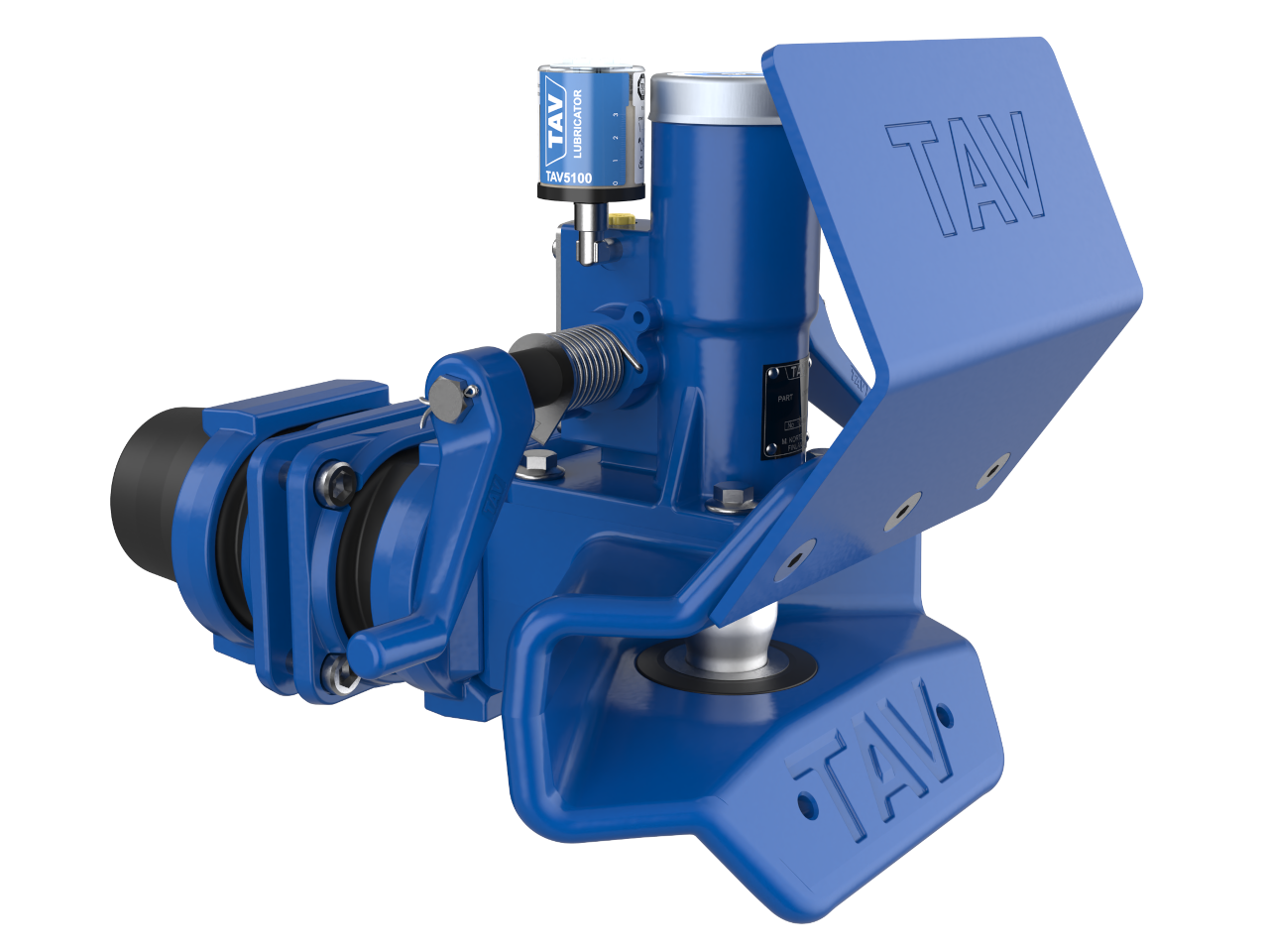 Manually operated drawbar coupling for trailers with articulated drawbar.