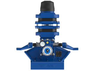 Manually operated drawbar coupling for trailers with articulated drawbar.